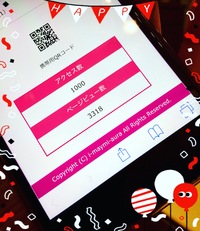 ありがとう💕アクセス1000 OVER❗