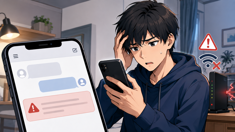 回線が原因で利用できなくて困ってる