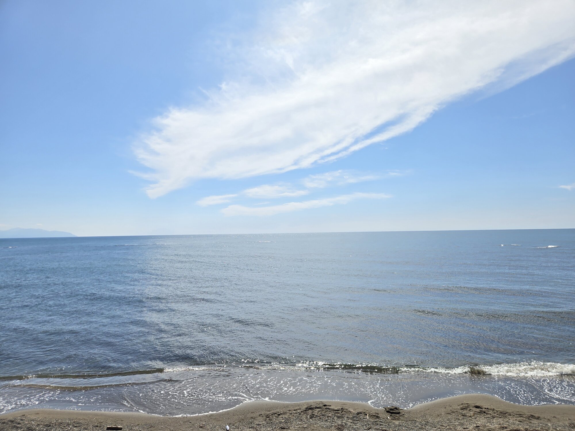 日本海オロロンラインから見た景色
