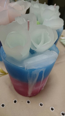 薔薇のキャンドル