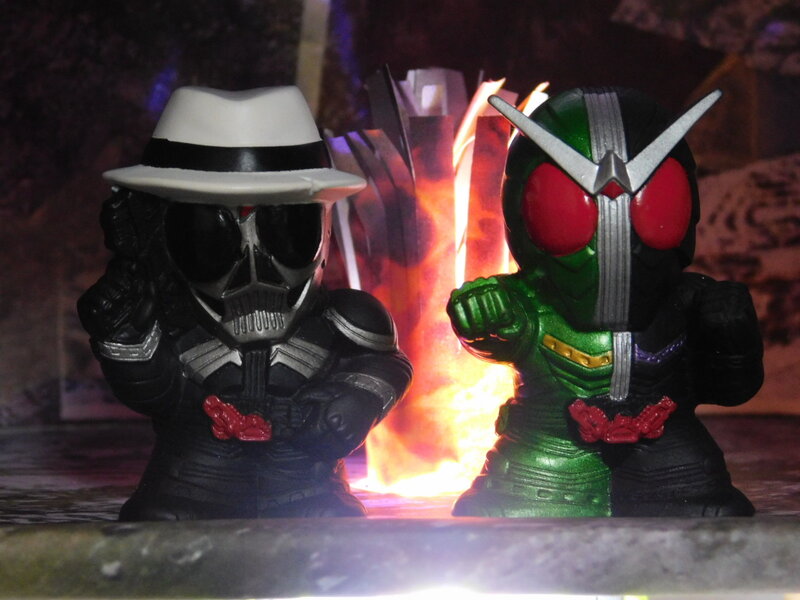 仮面ライダーデフォルメミニフィギュア指人形一覧 - 文化部17わけた